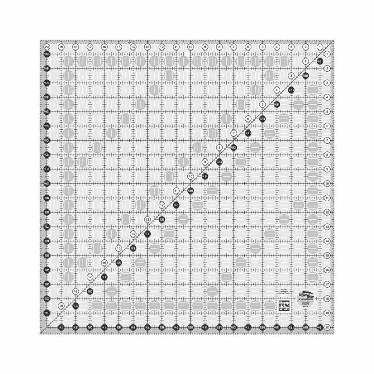 Creative Grids 20.5″ Square Ruler CGR20