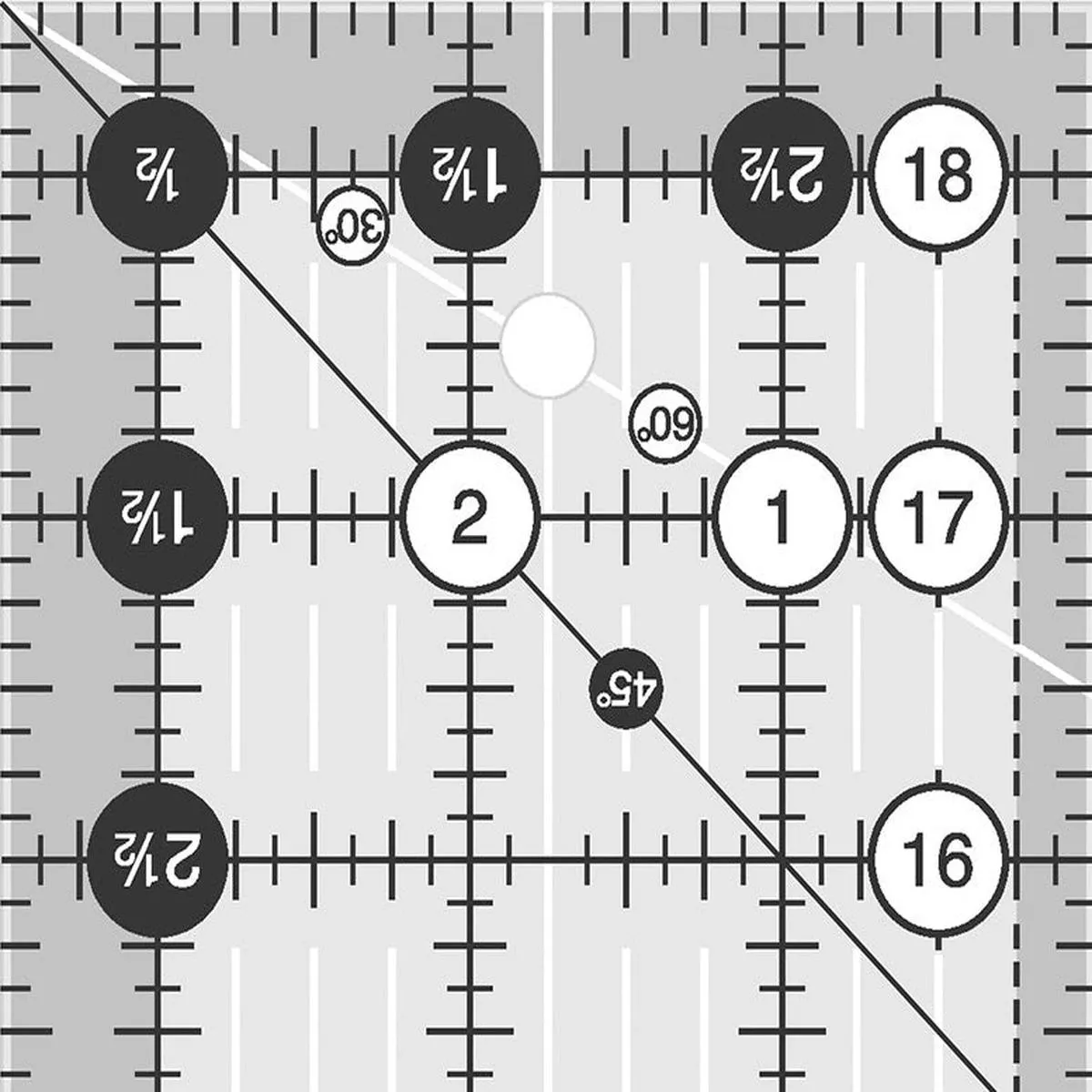 Creative Grids 3 1/2″ x 18 1/2″ Rectangle Ruler CGR318