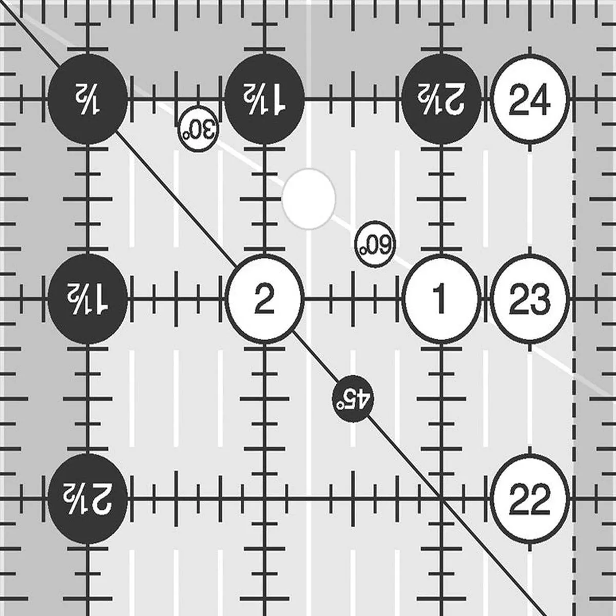 Creative Grids 3.5″ x 24.5″ Rectangle Ruler CGR324