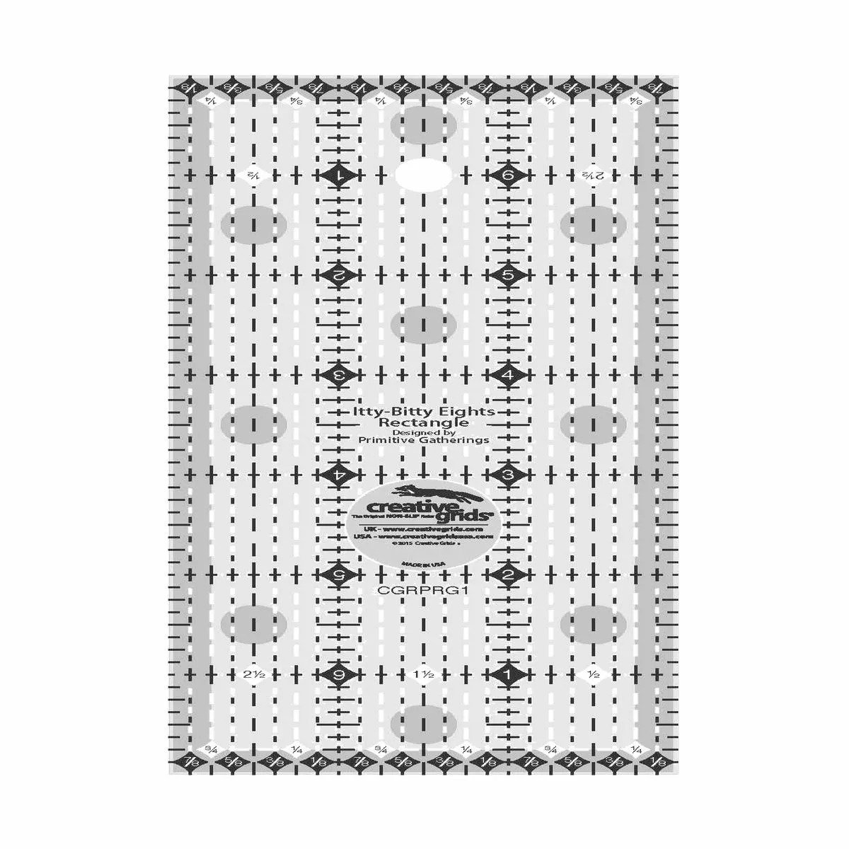 creative-grids-3-x-7-itty-bitty-eights-rectangle-ruler-cgrprg1 Creative Grids 3″ x 7″ Itty-Bitty Eights Rectangle Ruler CGRPRG1