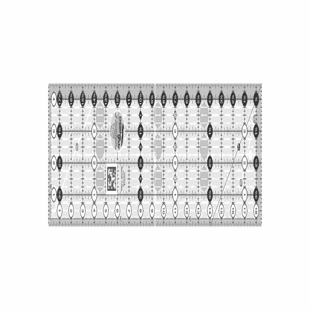 creative-grids-4-1-2-x-18-1-2-rectangle-ruler-cgr418 Creative Grids 4 1/2″ x 18 1/2″ Rectangle Ruler CGR418