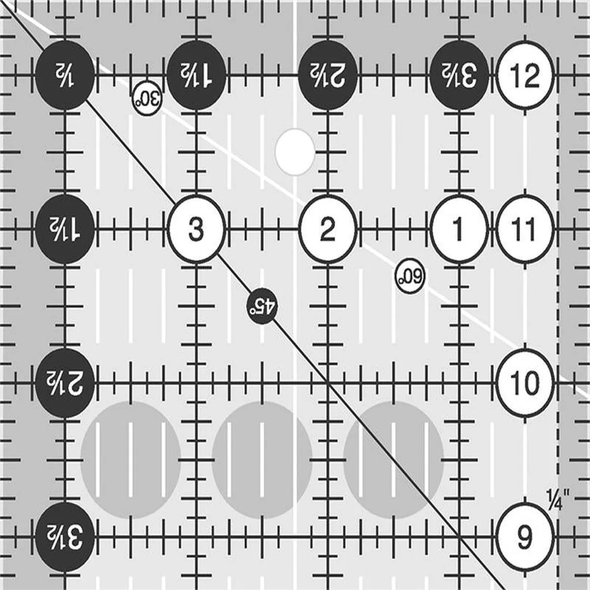 creative-grids-4-5-x-12-5-rectangle-ruler-cgr412 Creative Grids 4.5″ x 12.5″ Rectangle Ruler CGR412