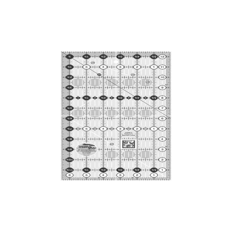 creative-grids-6-5-x-12-5-rectangle-ruler-cgr612 Creative Grids 6.5″ x 12.5″ Rectangle Ruler CGR612