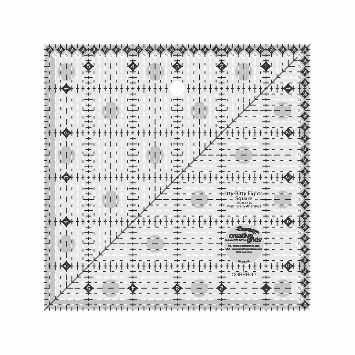 creative-grids-6-itty-bitty-eights-square-ruler-cgrprg2 Creative Grids 6″ Itty-Bitty Eights Square Ruler CGRPRG2