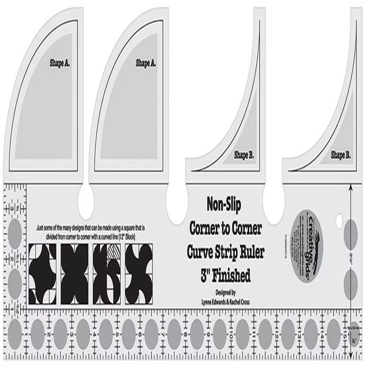 creative-grids-corner-to-corner-curve-strip-ruler-cgrsrc3 Creative Grids Corner to Corner Curve Strip Ruler CGRSRC3
