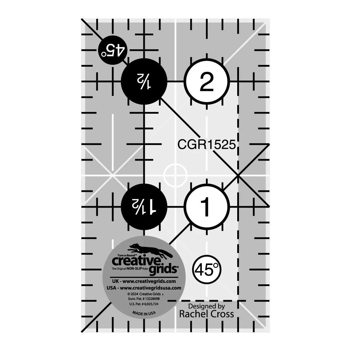 creative-grids-quilt-ruler-1-1-2in-x-2-1-2in Creative Grids, Quilt Ruler 1-1/2in x 2-1/2in