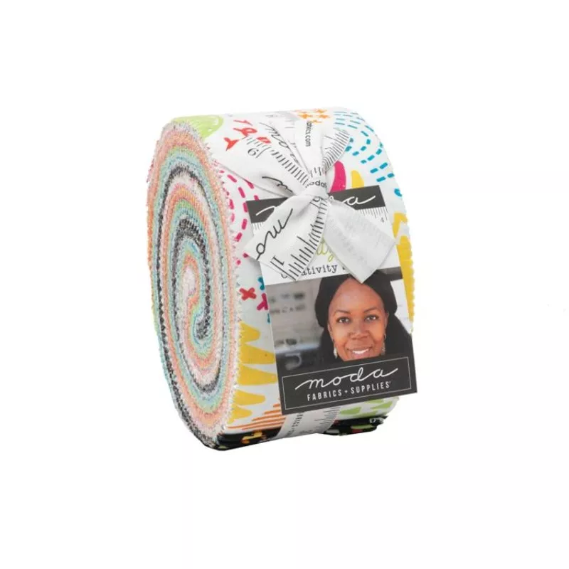 Creativity Glows Jelly Roll 47530JR Moda Precuts