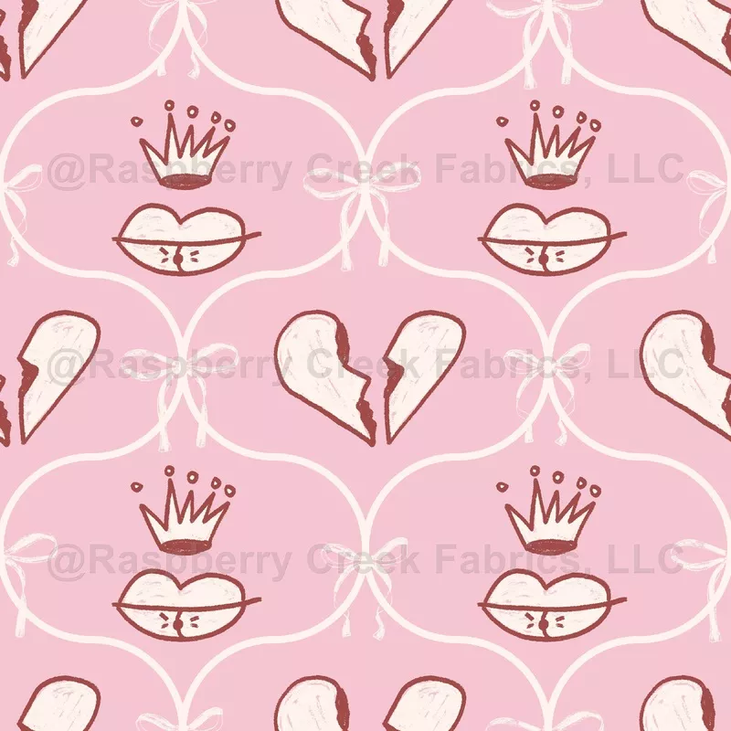 Damask coquette pink