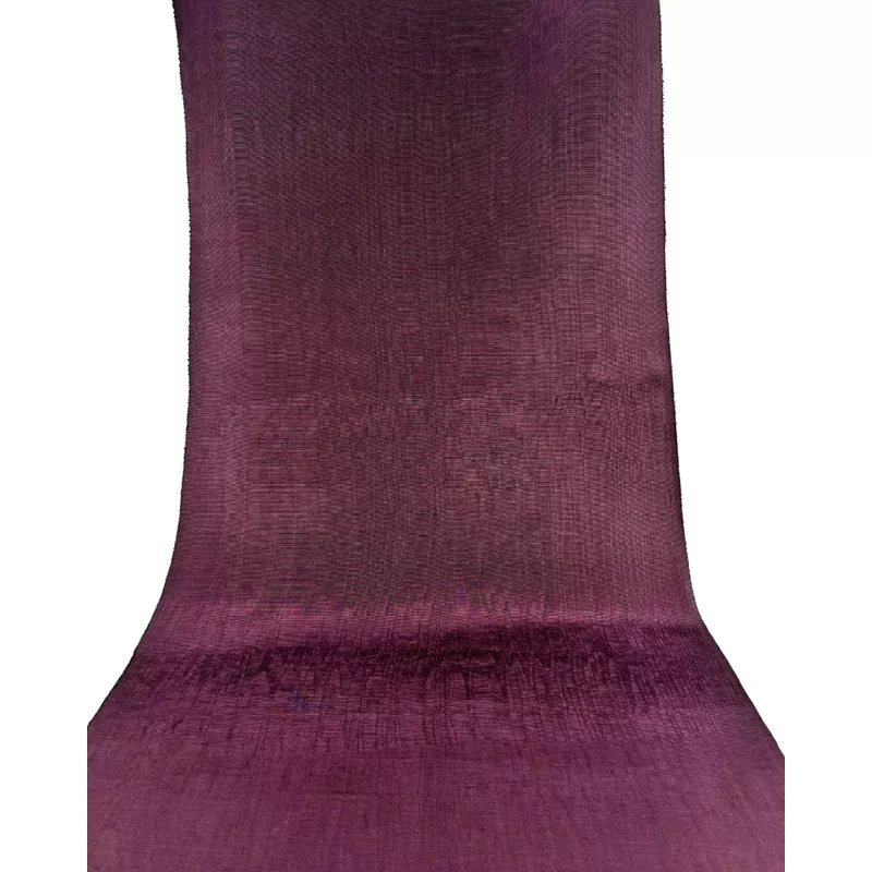 Damson Colour Silk Moire Home Textile Interior Fabrics, Watermark Pattern.