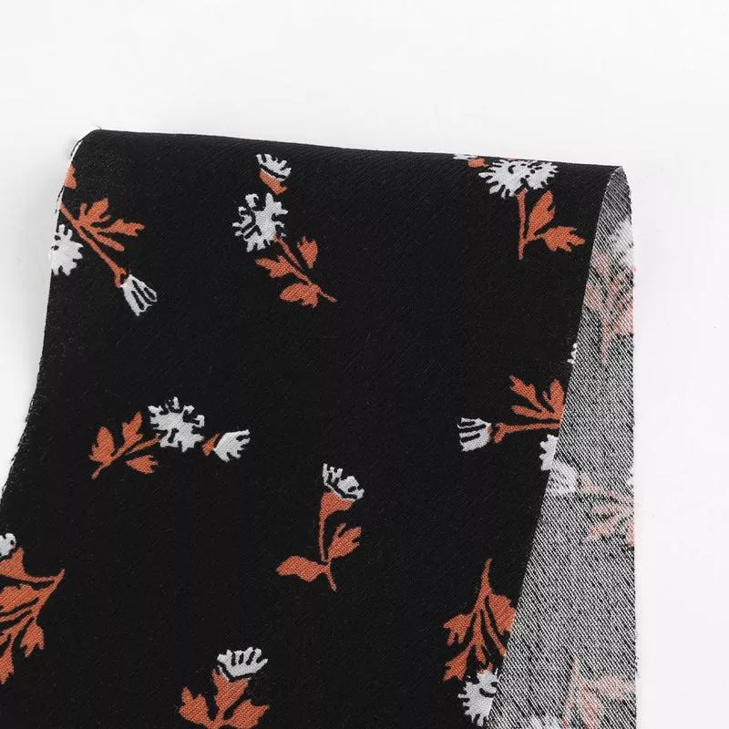 Dandelion Lyocell/Viscose Twill – Black