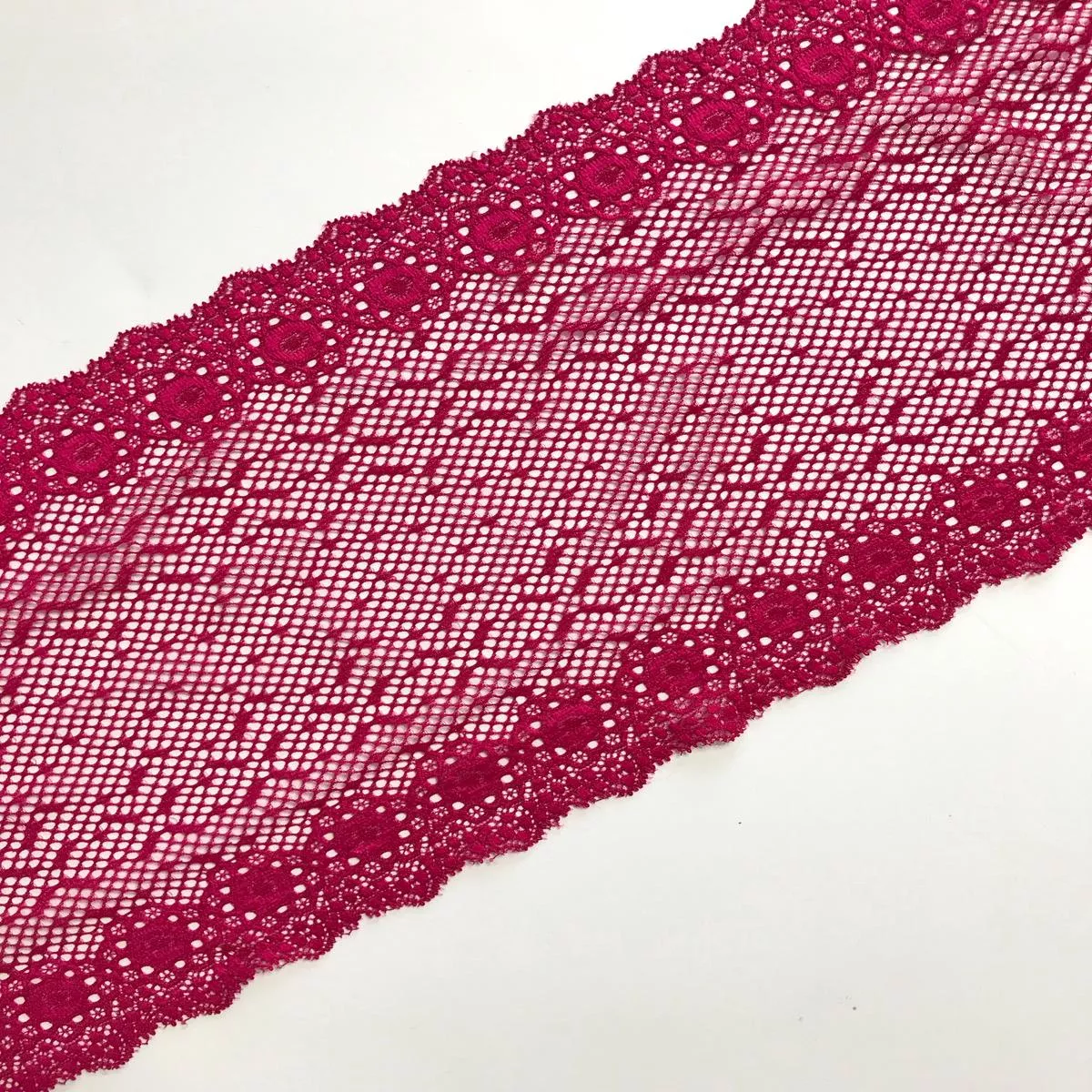 dark-pink-7-5-wide-stretch-lace Dark Pink 7.5″ Wide Stretch Lace