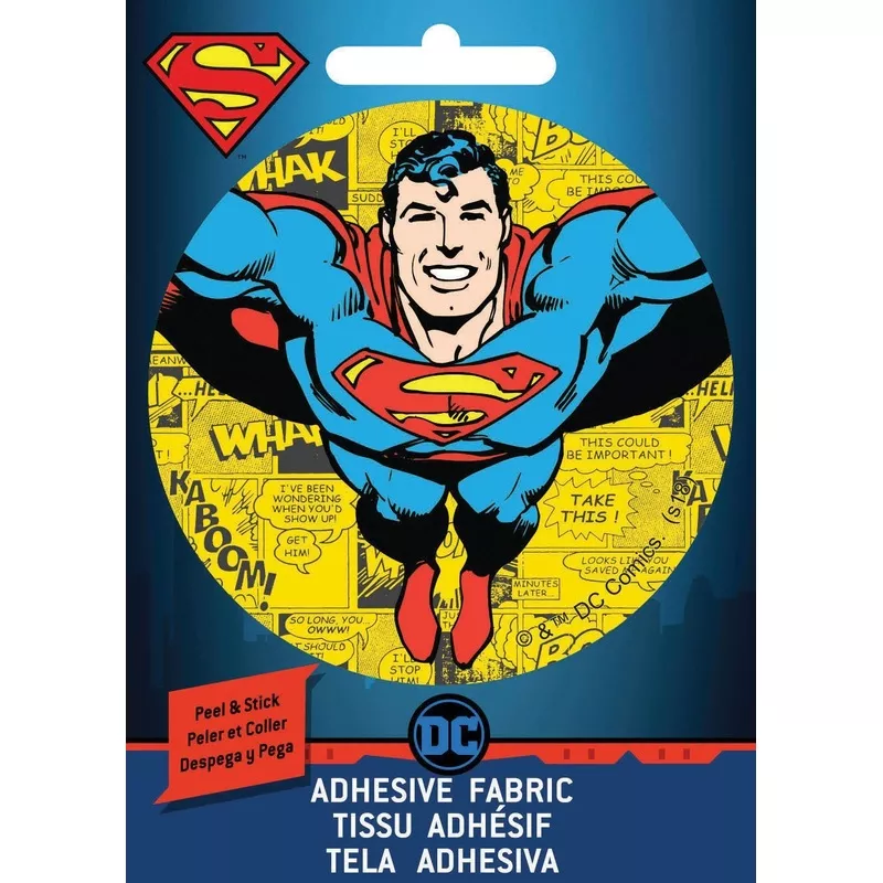 DC Comics Superman Flight Adhesive Fabric Badge 01 Multi