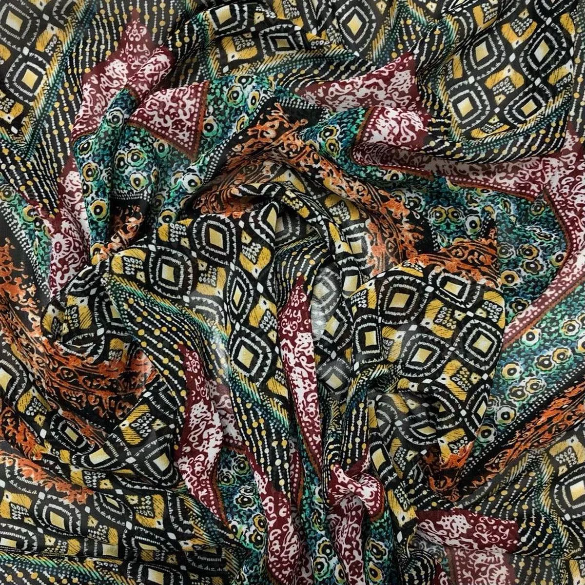 decorative-zig-zags-chiffon-fabric Decorative Zig Zags Chiffon Fabric