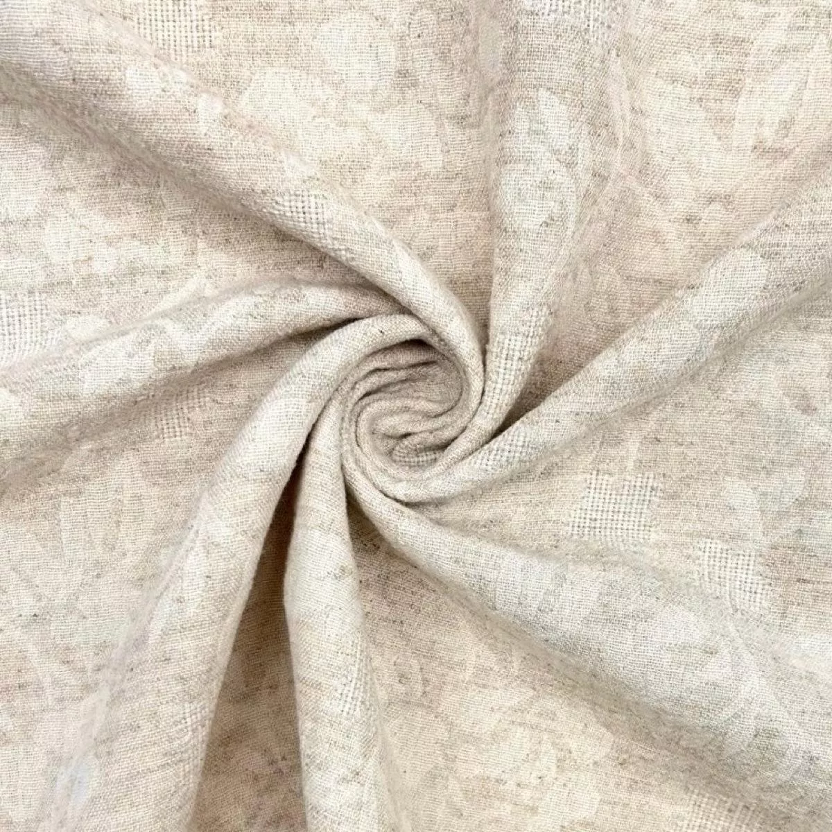 Desert Bloom Linen Blend Double Gauze Fabric