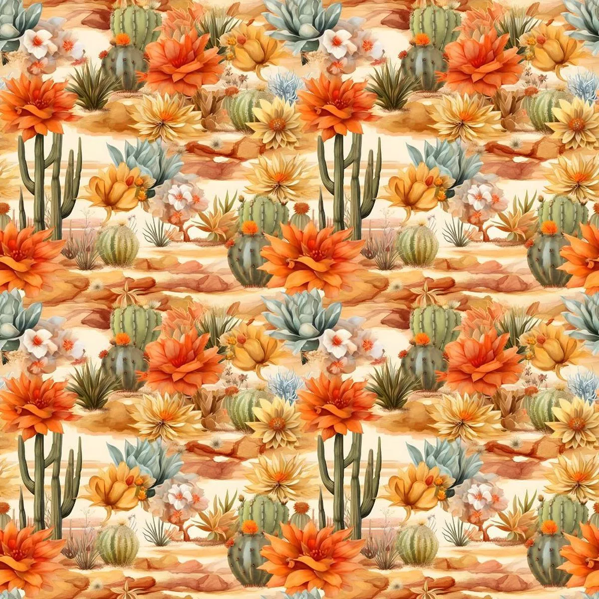 desert-oasis-pattern-3-fabric Desert Oasis Pattern #3 Fabric