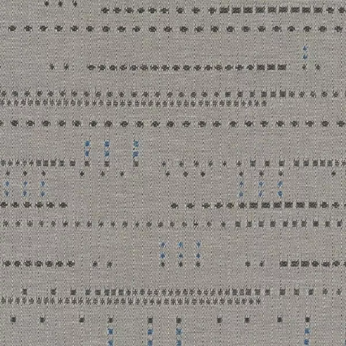 Designtex Pinpoint Cement Dotted Stripe Grey Upholstery Fabric