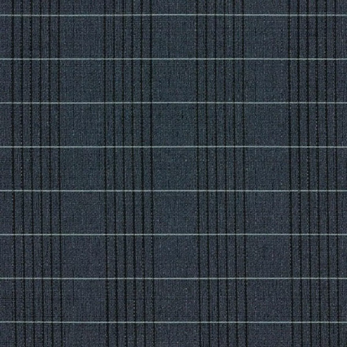 Designtex Windowpane Ink Blue Crypton Upholstery Fabric