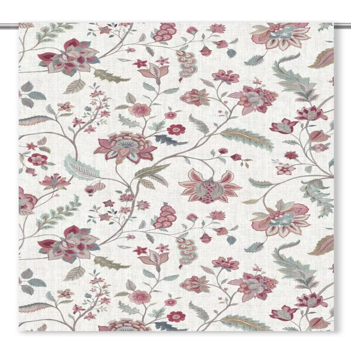 dessert-box-fabric-by-yard-cream-red-rose-pink ‘Dessert Box’ Fabric by the Yard (Cream/ Red/ Rose Pink)