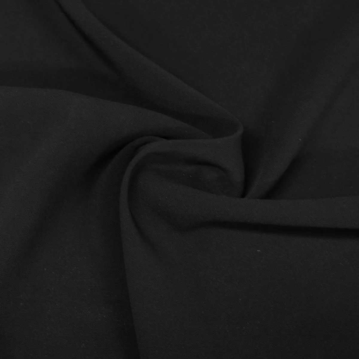 Dexter Black Viscose Stretch Fabric