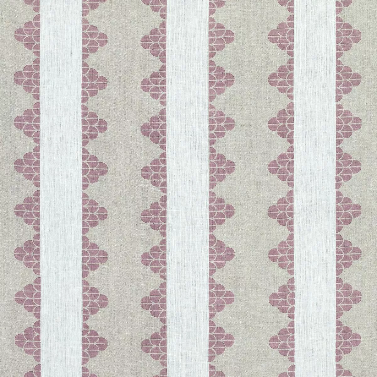 Dhara Stripe Plum Fabric