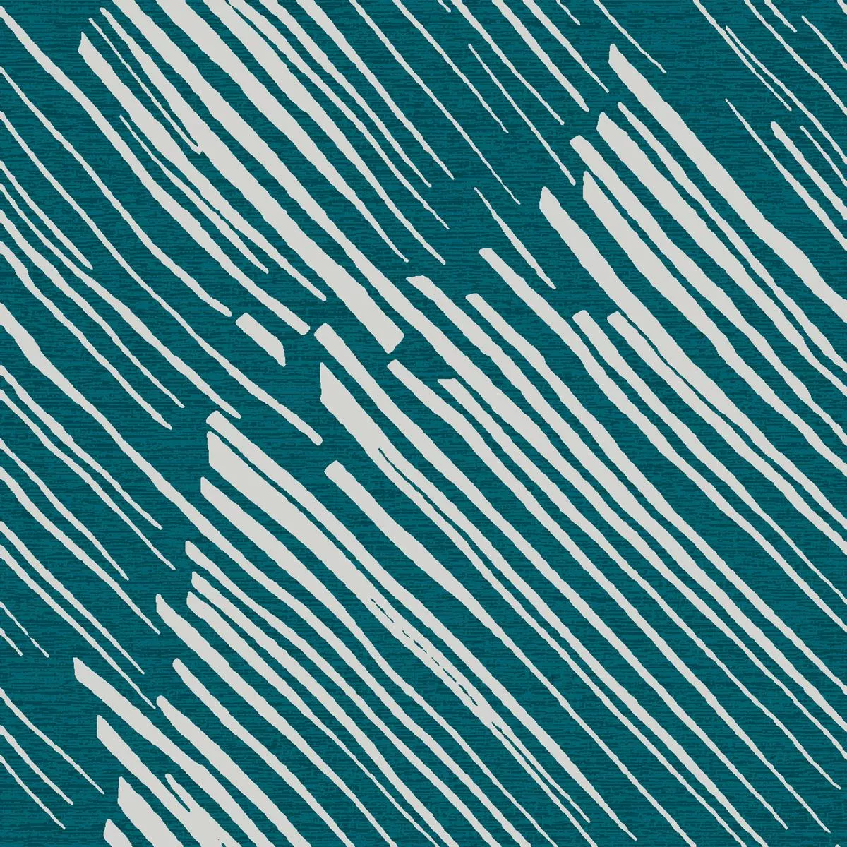 Diagonal Teal Stripe Fabric