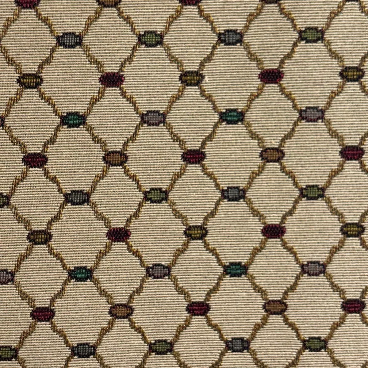 Diamonds and Dots Upholstery Fabric