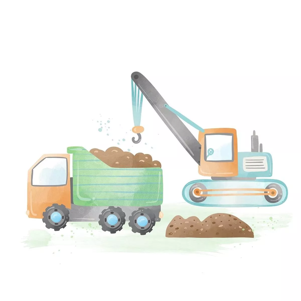 diggers-scene-4-fabric-panel Diggers Scene #4 Fabric Panel