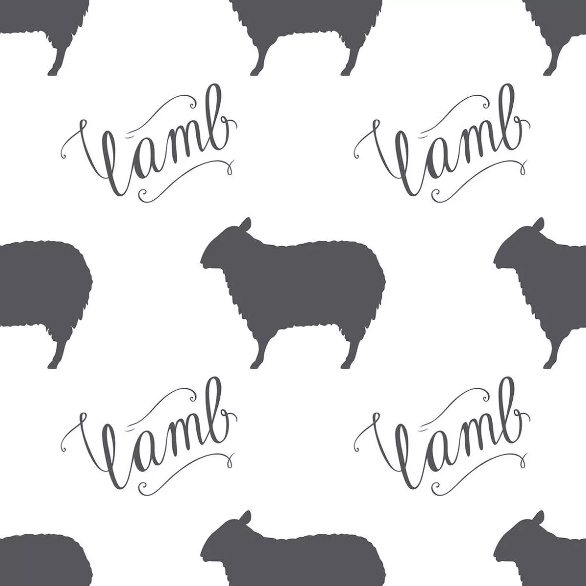 digitally-printed-lamb-script-fabric Digitally Printed Lamb Script Fabric