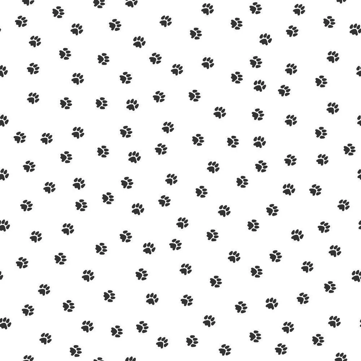 Digitally Printed Small Paw Prints Fabric