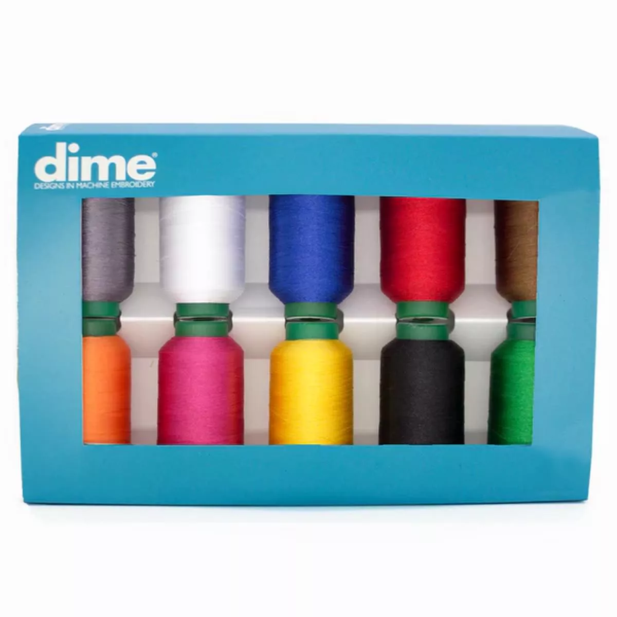 dime-exquisite-10-spool-assorted-embroidery-thread-kits DIME Exquisite 10 Spool Assorted Embroidery Thread Kits