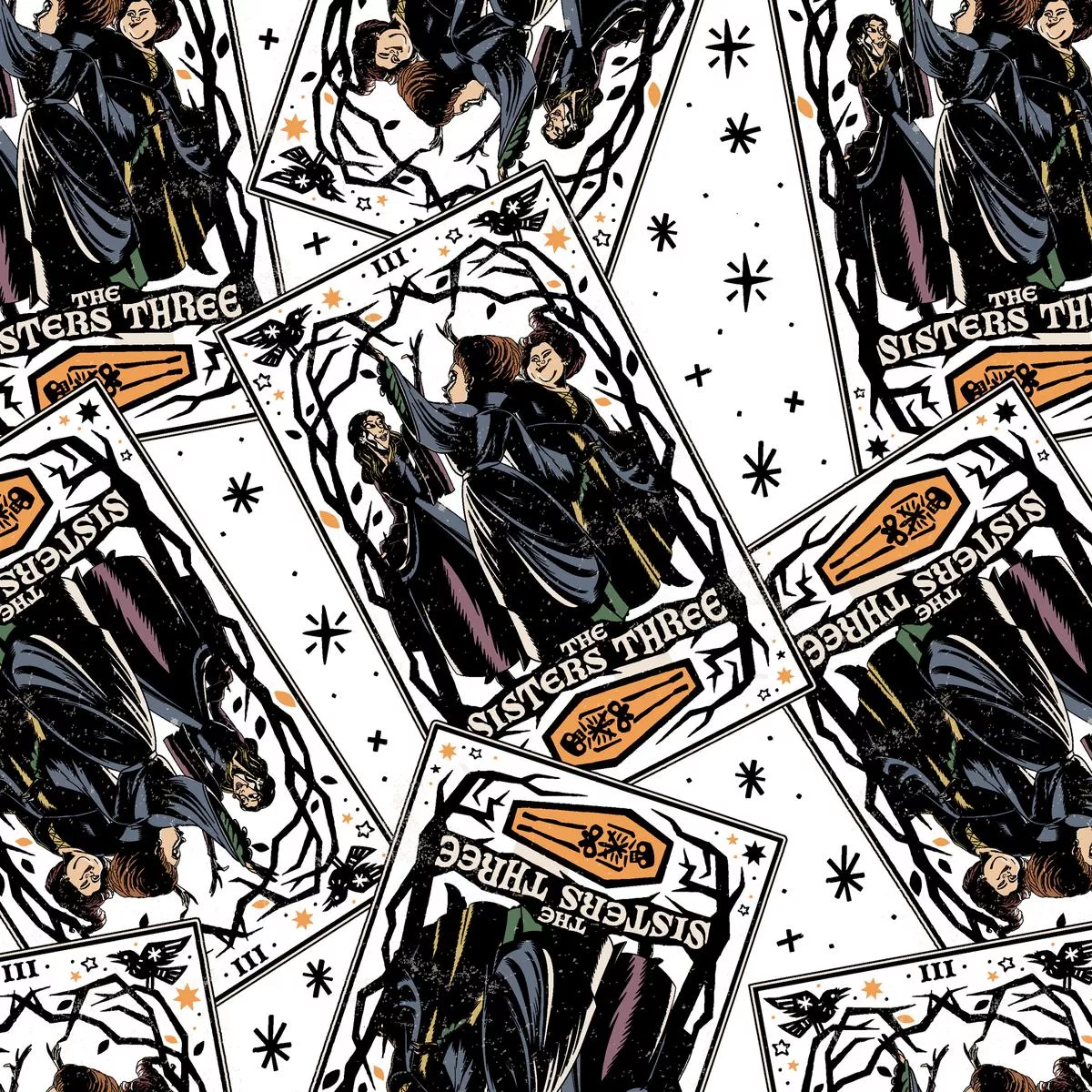 disney-hocus-pocus-sisters-cards-fabric Disney Hocus Pocus Sisters Cards Fabric