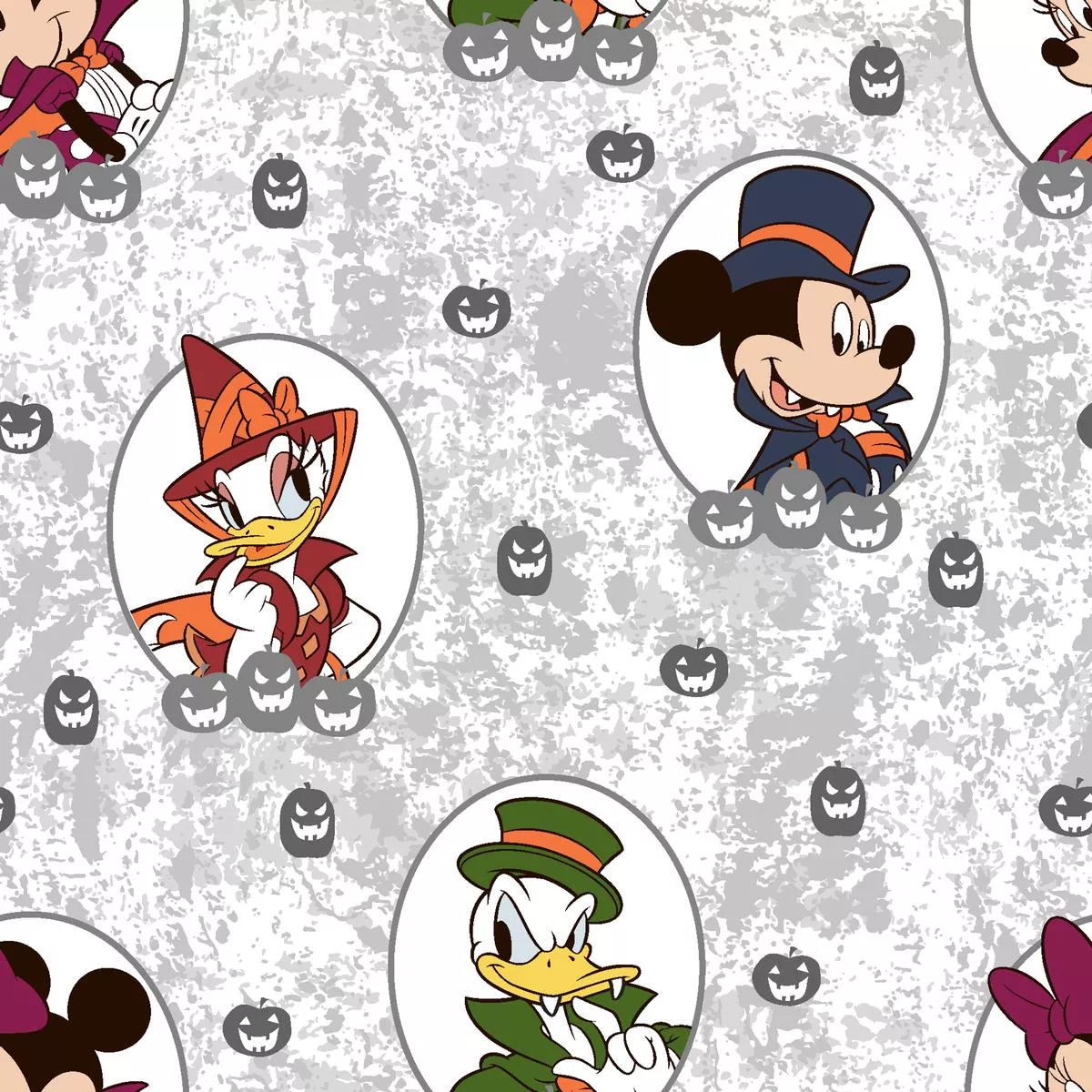 disney-mickey-mouse-friends-spooky-pumpkins-fabric Disney Mickey Mouse & Friends Spooky Pumpkins Fabric