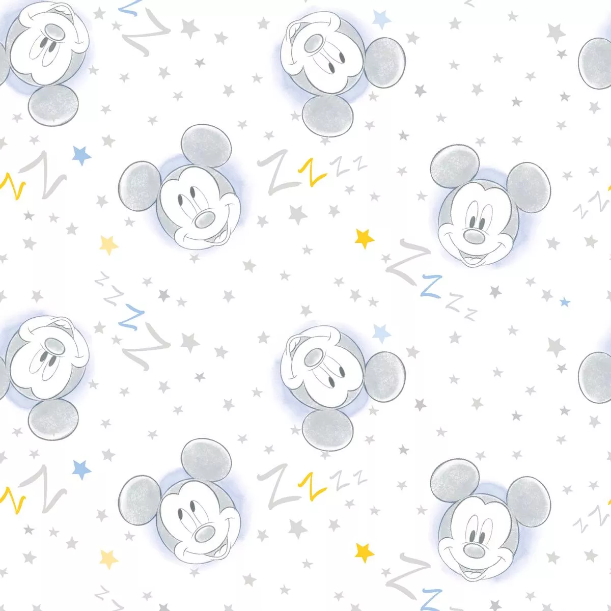 disney-mickey-mouse-sketch-stars-fabric Disney Mickey Mouse Sketch Stars Fabric