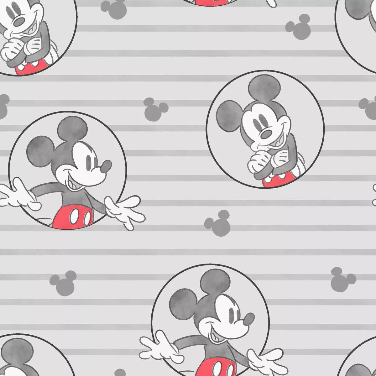 disney-mickey-mouse-stripes-icons-fabric Disney Mickey Mouse Stripes & Icons Fabric