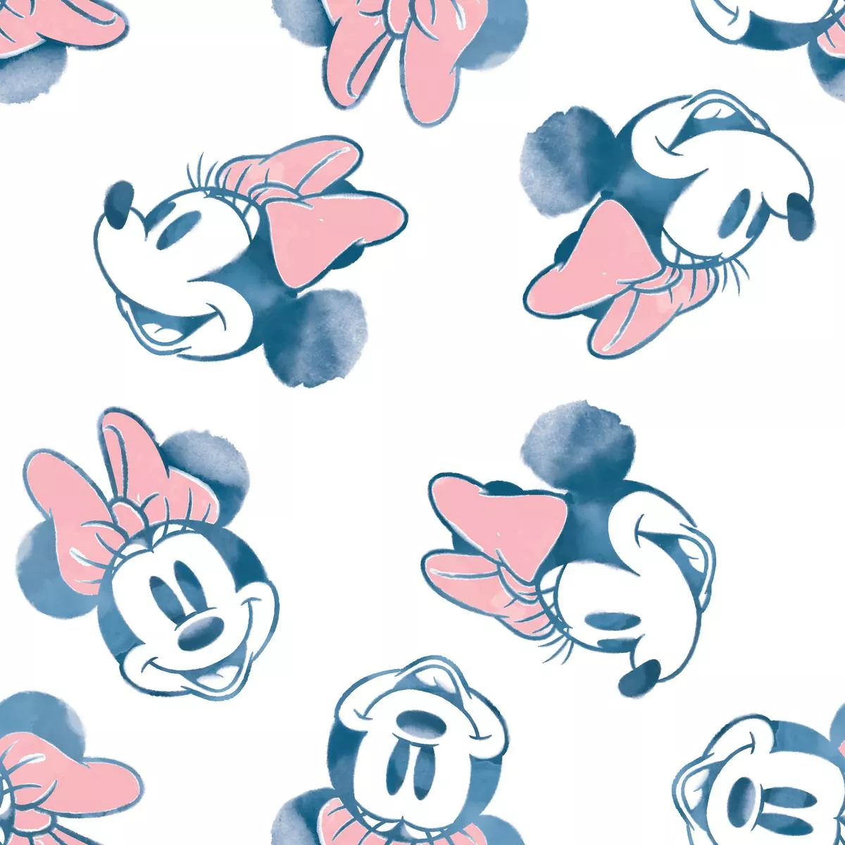 Disney Minnie Mouse Classic Head Toss Fabric