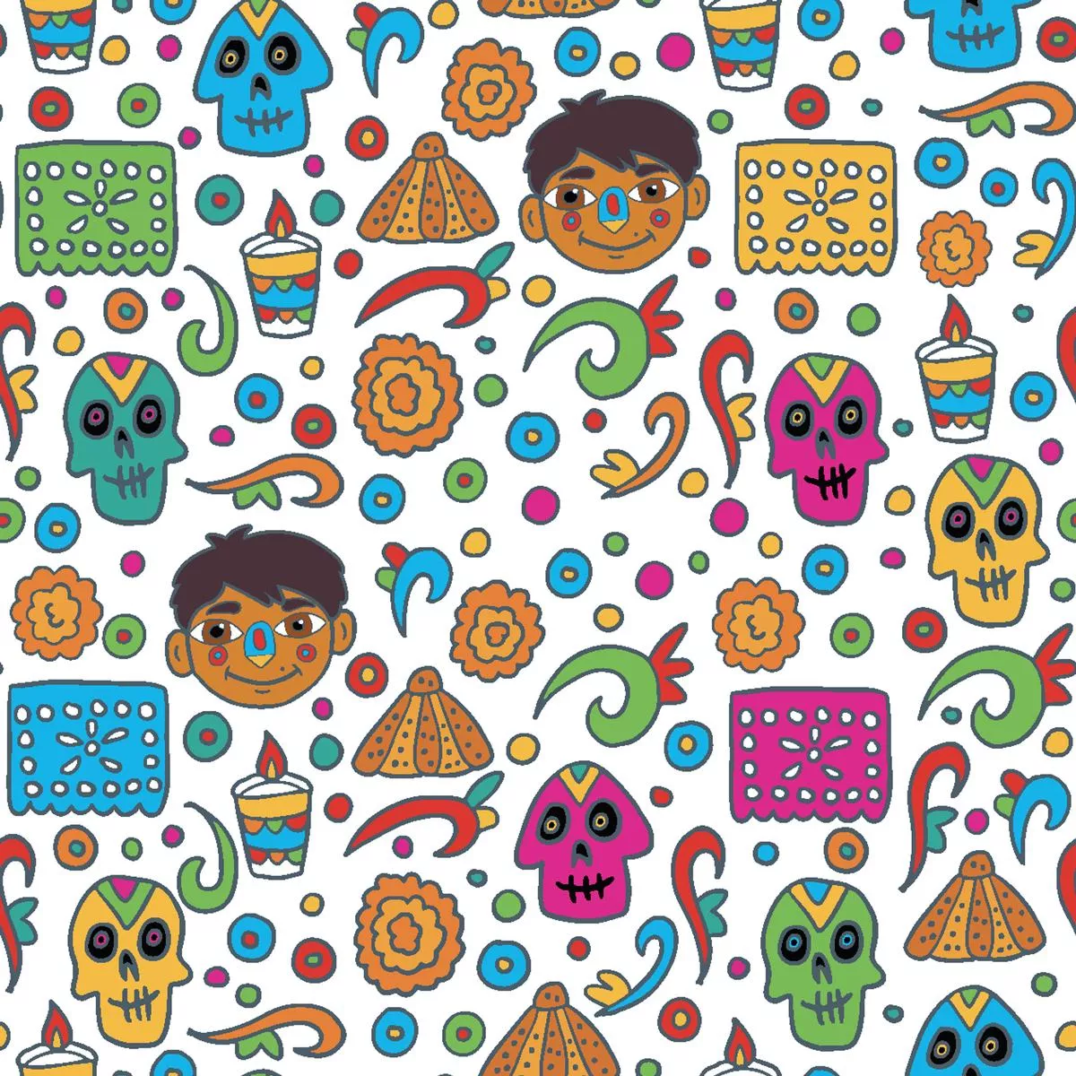 disney-pixar-coco-traditional-celebration-fabric Disney Pixar Coco Traditional Celebration Fabric