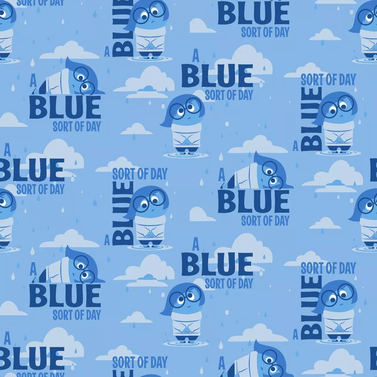 Disney and Pixar’s Inside Out Sadness Fabric
