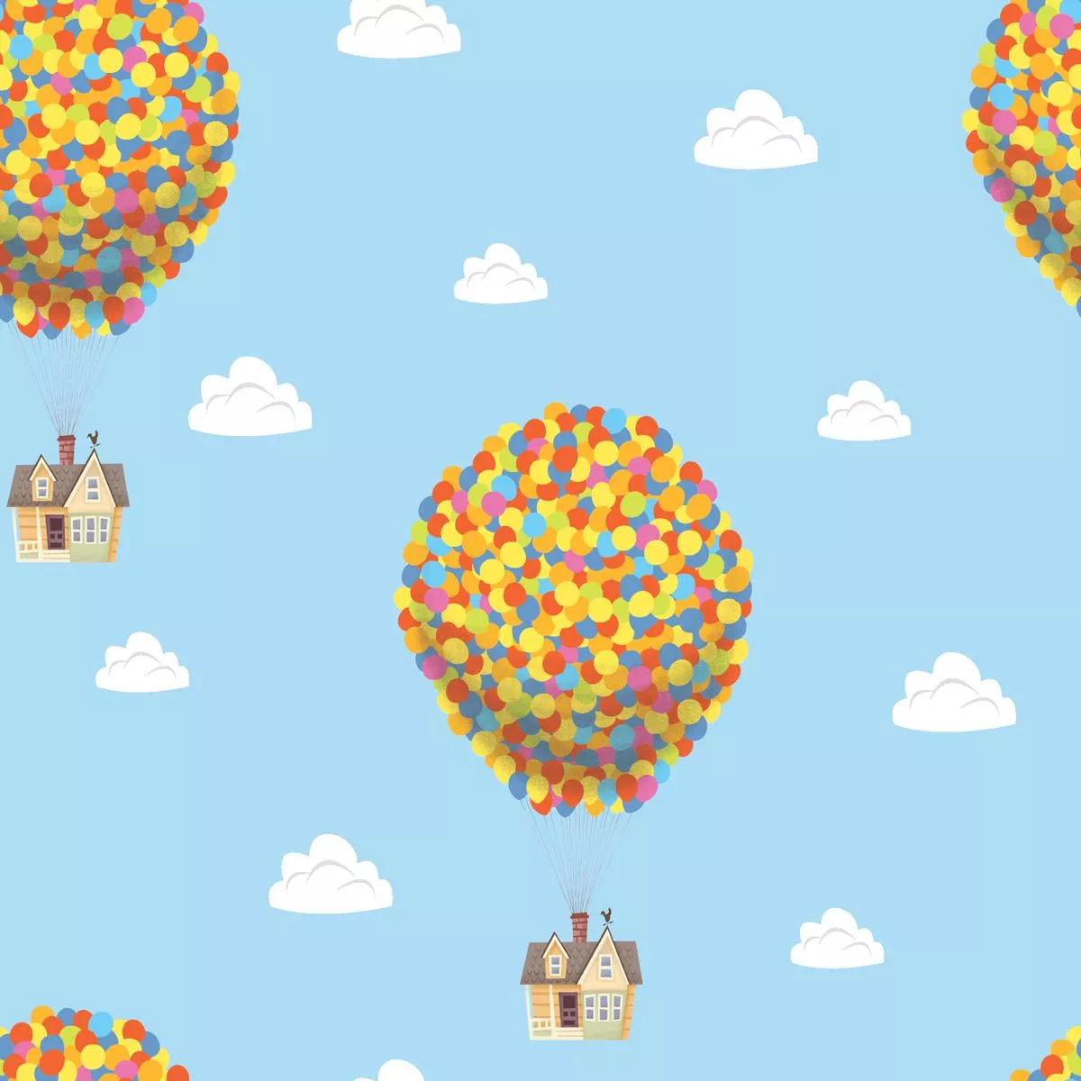 Disney Pixar Up Floating Home Fabric