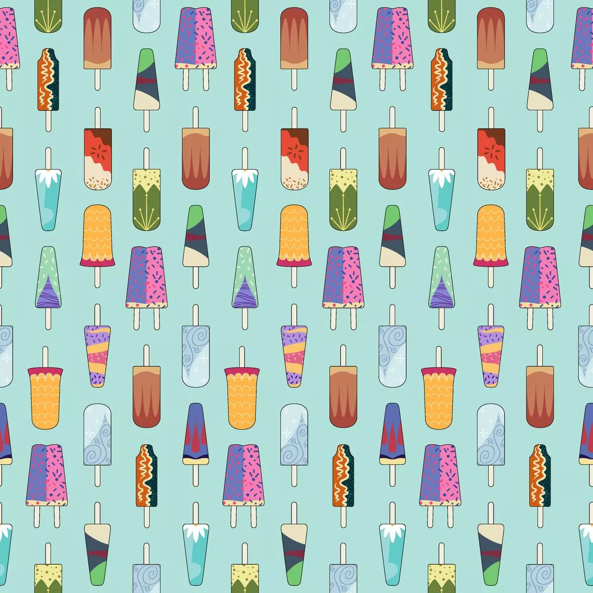 Disney Princess Ice Pops Fabric
