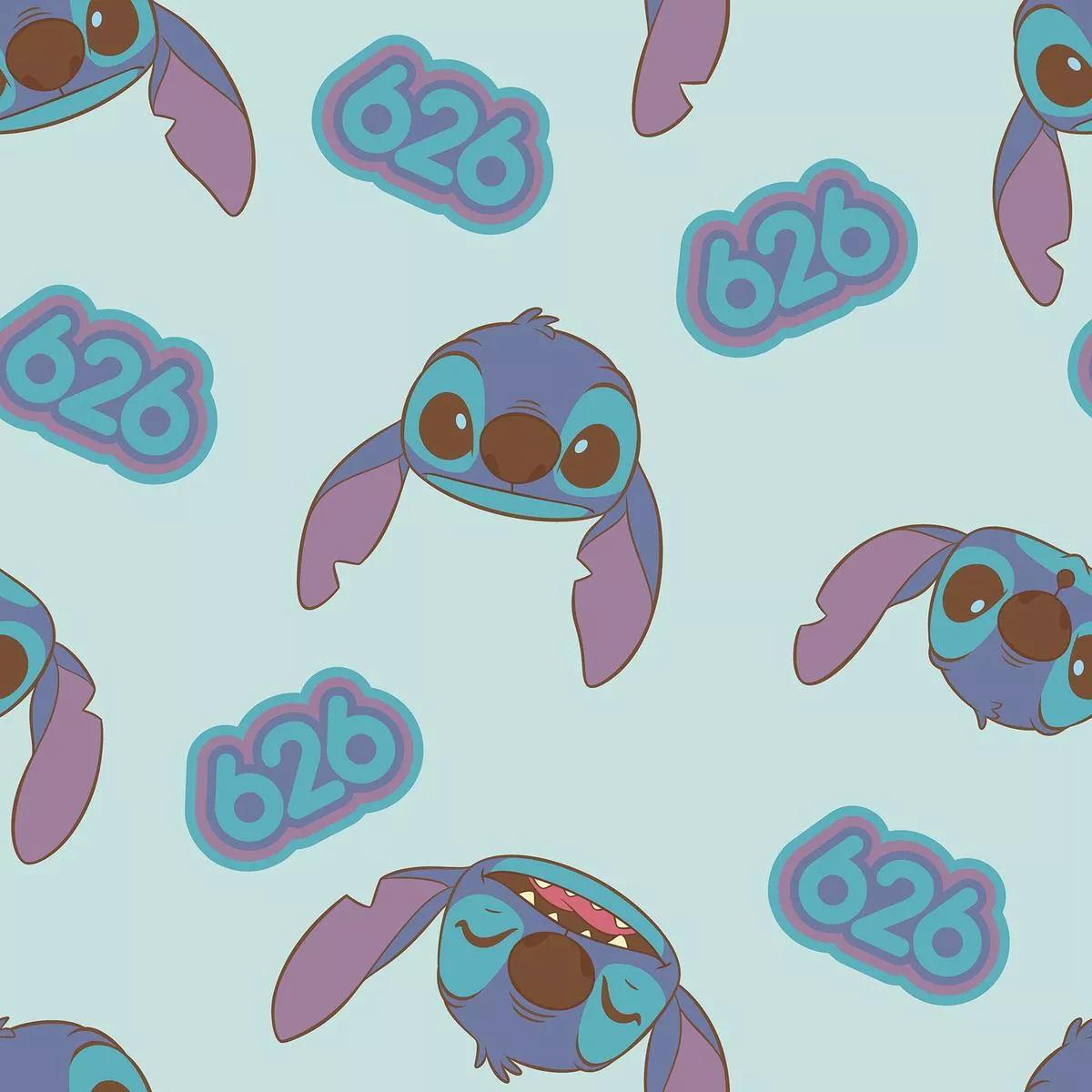disney-stitch-retro-626-fabric Disney Stitch Retro 626 Fabric