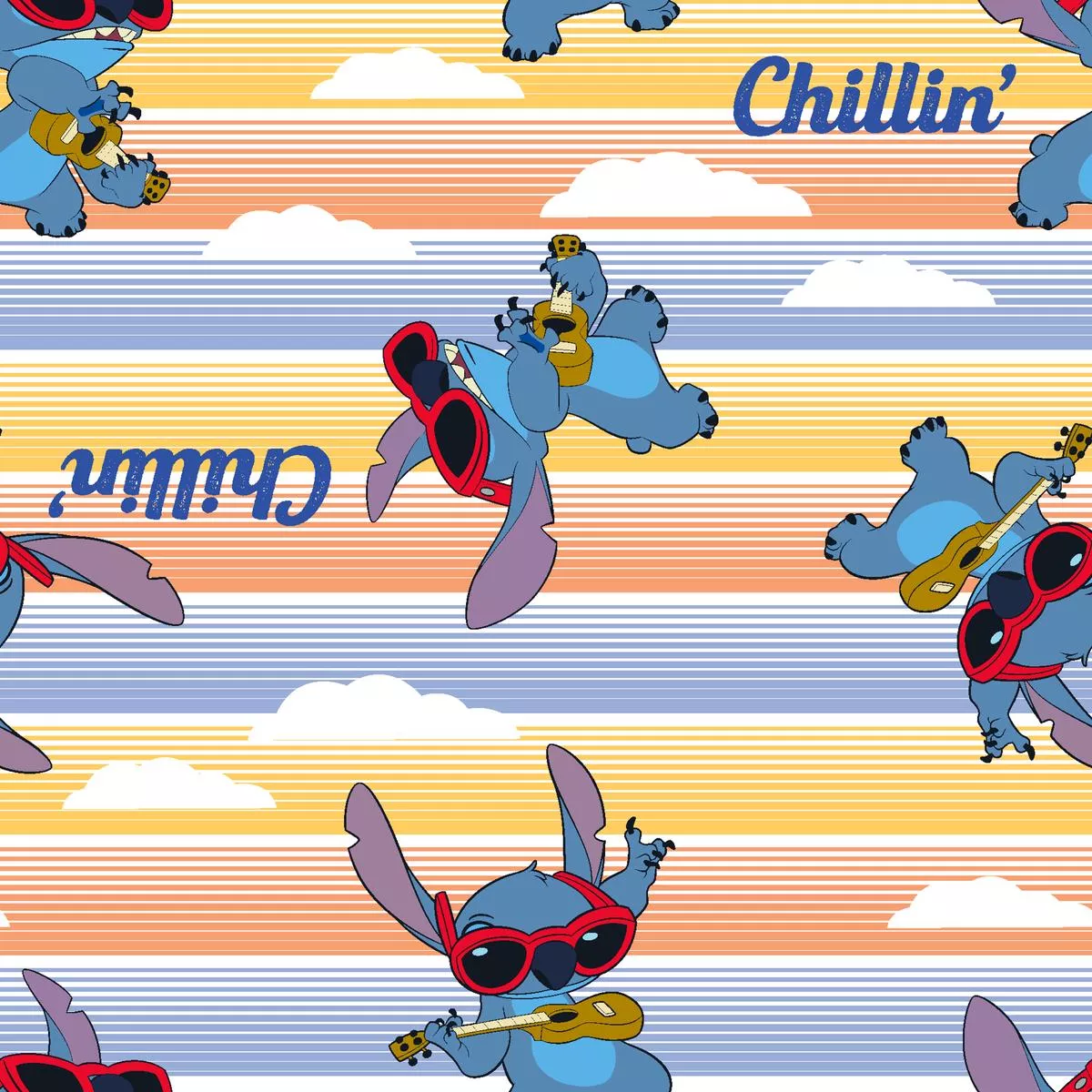 Disney Stitch Sunset Groove Fabric
