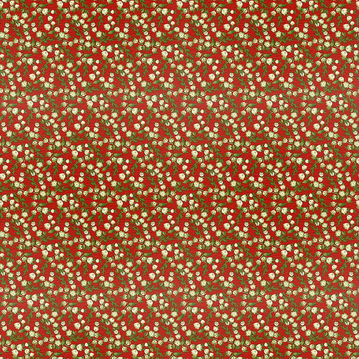 Ditsy Florals – Red – Sateen – 60″