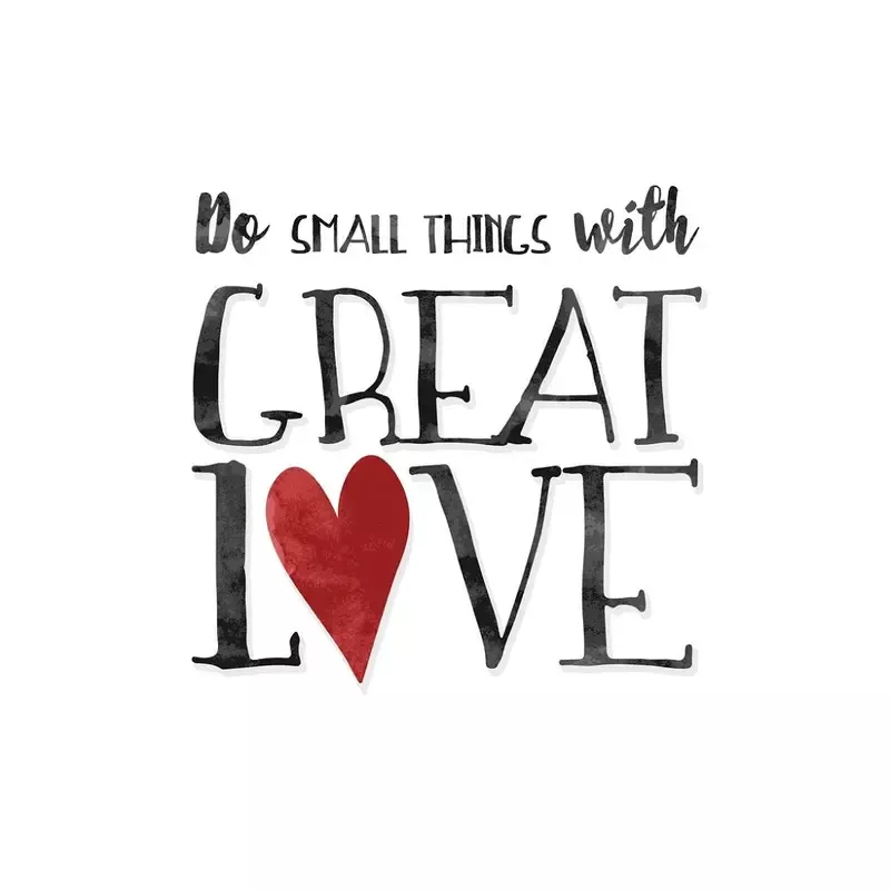do-small-things-with-great-love-fabric-panel-white Do Small Things With Great Love Fabric Panel – White