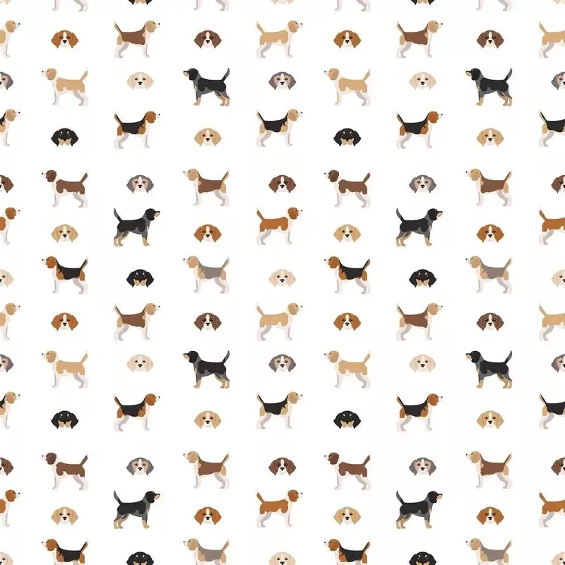 dog-profiles-fabric-multi Dog Profiles Fabric – Multi