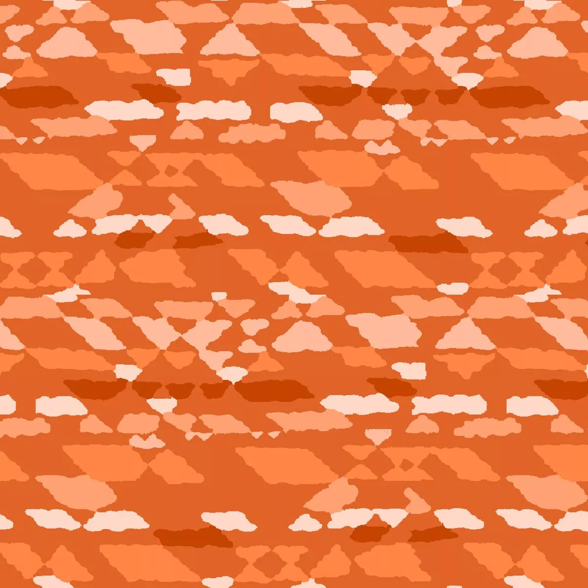 donte-on-orange-fabric Donte on Orange Fabric