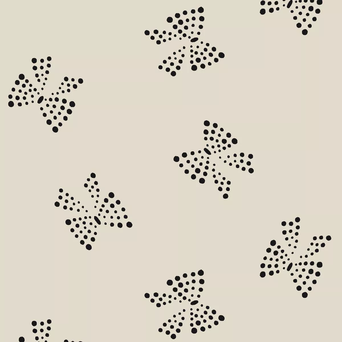 Dotty Bow in Ink Fabric