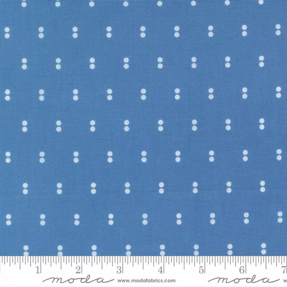 Double Dots Blue by Camille Roskelley