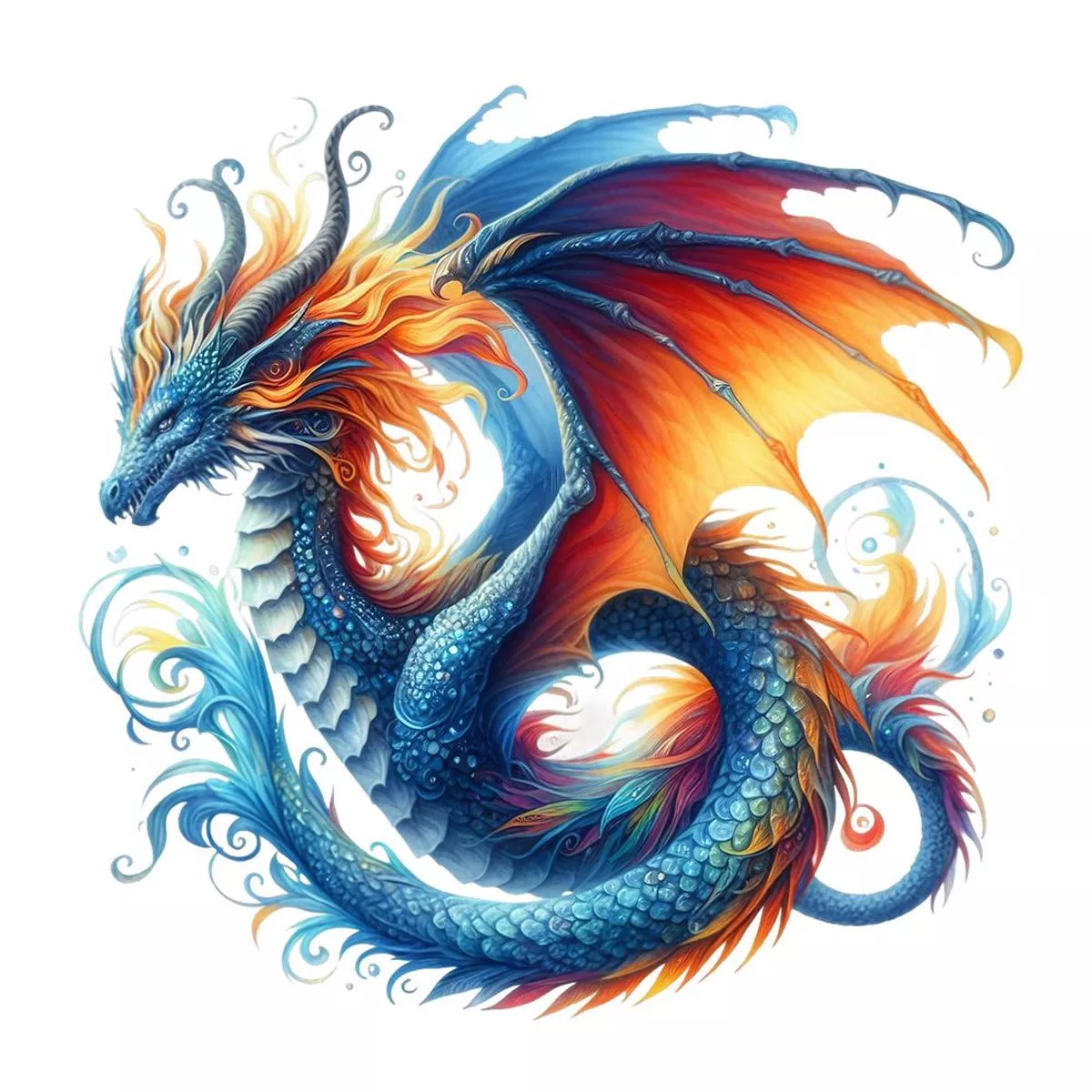 dragon-lair-dragon-21-fabric-panel The Dragon Lair Dragon #21 Fabric Panel