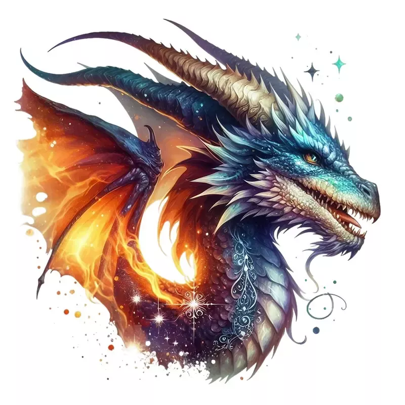 dragon-lair-dragon-38-fabric-panel The Dragon Lair Dragon #38 Fabric Panel