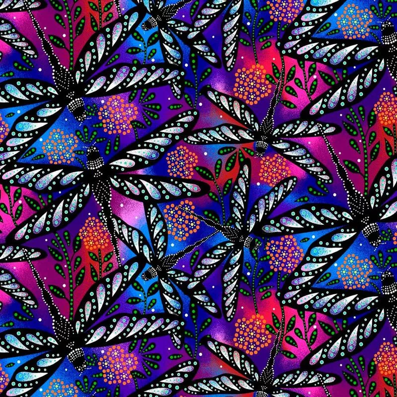 dragonflies-butterflies-dragonflies-1-4-yard Dragonflies // Butterflies & Dragonflies (1/4 yard)